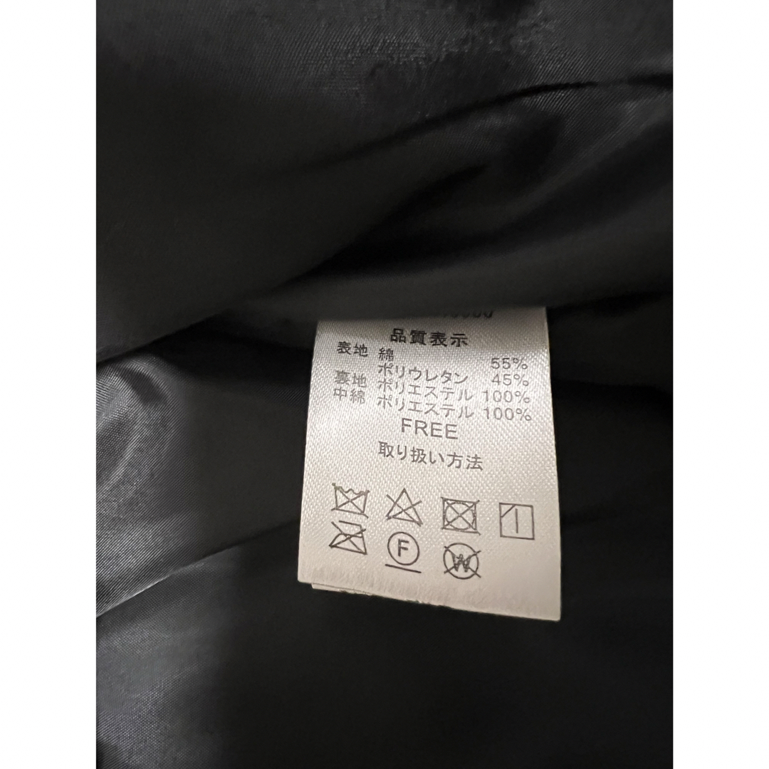 Ameri VINTAGE(アメリヴィンテージ)のEenie パッディングヴィーガンレザージャケット レディースのジャケット/アウター(ライダースジャケット)の商品写真