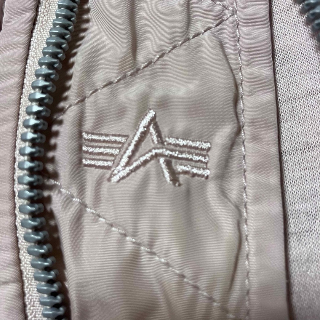 ALPHA INDUSTRIES(アルファインダストリーズ)のレア美品ALPHA INDUSTRIES  MA1ジャケットピンクＭ レディースのジャケット/アウター(ブルゾン)の商品写真