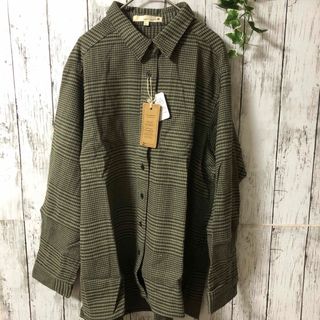 Heart Market - ハートマーケット　起毛チェックシャツブラウス　グレンチェックL新品