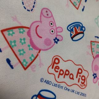 ディズニー(Disney)の【日本製】peppa pig生地(生地/糸)