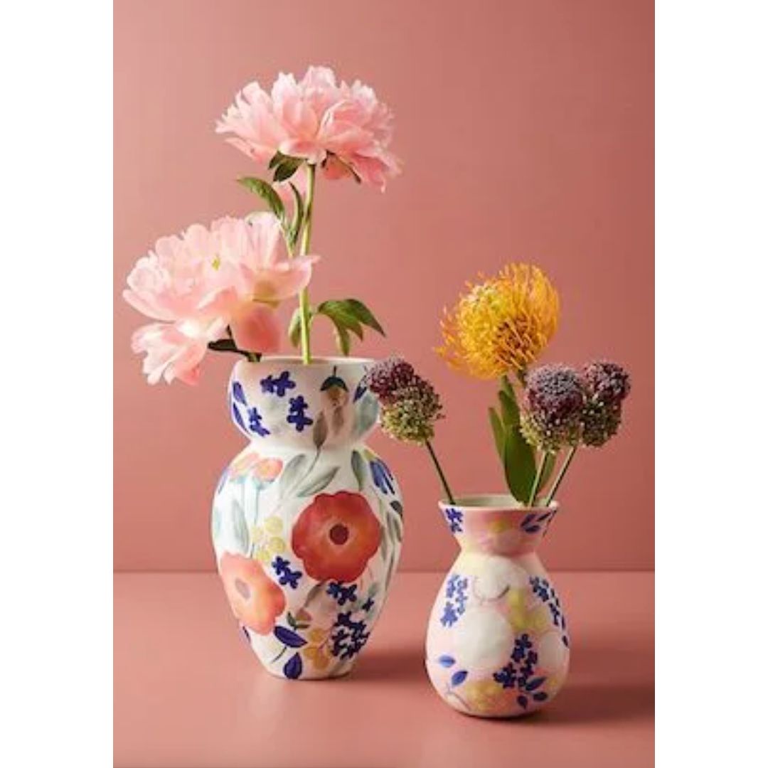 Anthropologie(アンソロポロジー)の新品アンソロポロジーCarmo Vase 花瓶 ピンク インテリア/住まい/日用品のインテリア小物(花瓶)の商品写真