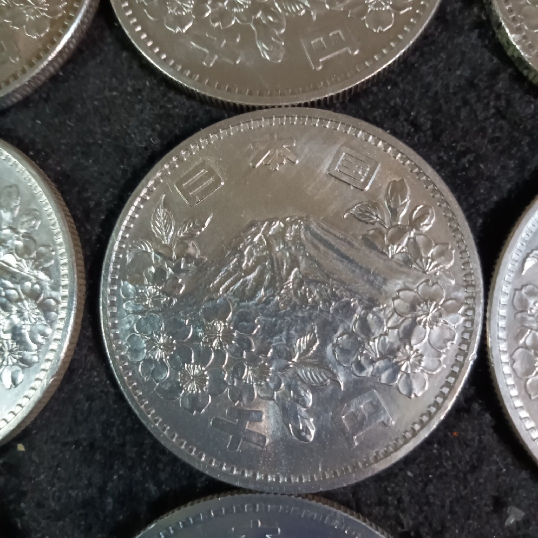 メーカー直売所 銀貨 東京オリンピック1.000円銀貨 記念銀貨 合計9枚 並NO6 金属工芸