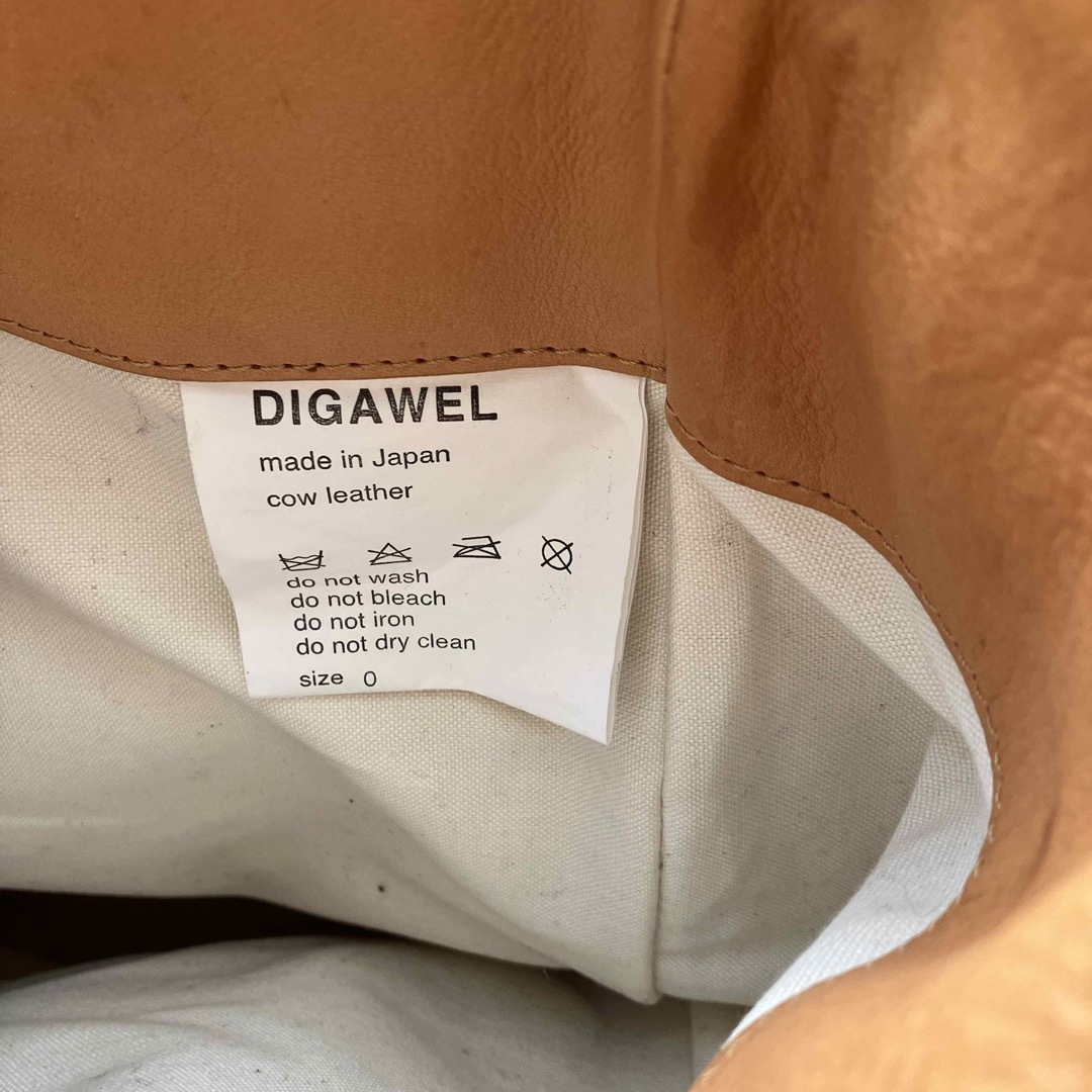 DIGAWEL(ディガウェル)のdigawel レザー　バッグ メンズのバッグ(その他)の商品写真