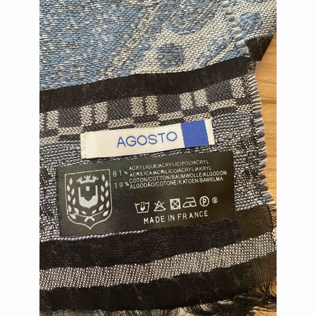 AGOSTO SHOP(アゴストショップ)の未使用　フランス製　ストール レディースのファッション小物(ストール/パシュミナ)の商品写真