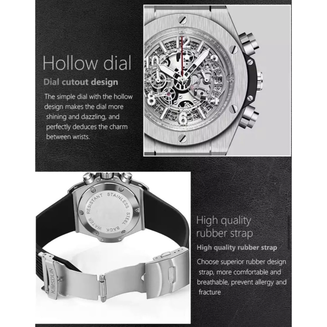 おしゃれ　時計　腕時計　かわいい　素敵　かっこいい　シンプル メンズの時計(腕時計(アナログ))の商品写真