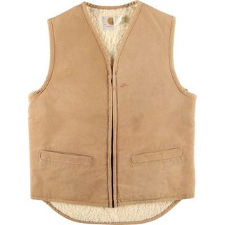 カーハート(carhartt)の古着 70年代 カーハート Carhartt ダックベスト USA製 メンズM ヴィンテージ /eaa412686(ベスト)