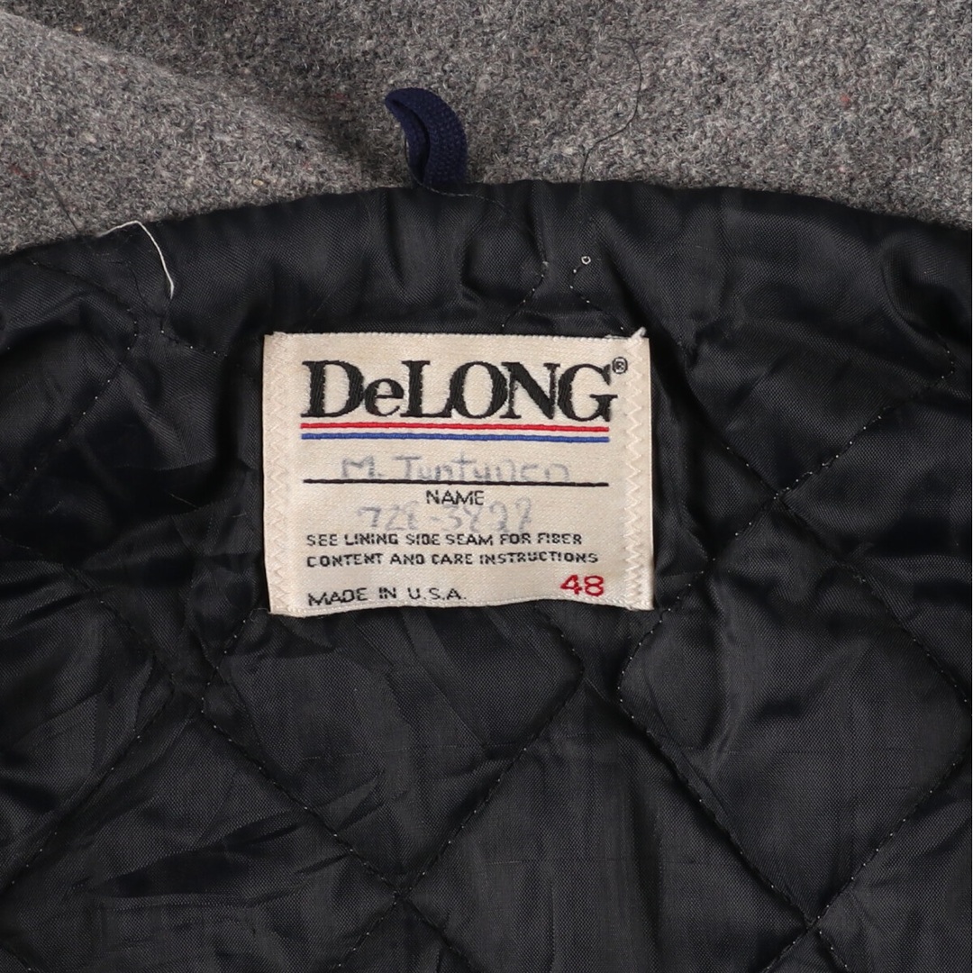 古着 90年代 DeLONG セーラーカラー ウールスタジャン アワードジャケット バーシティジャケット USA製 メンズXXL ヴィンテージ /eaa416894 メンズのジャケット/アウター(スタジャン)の商品写真