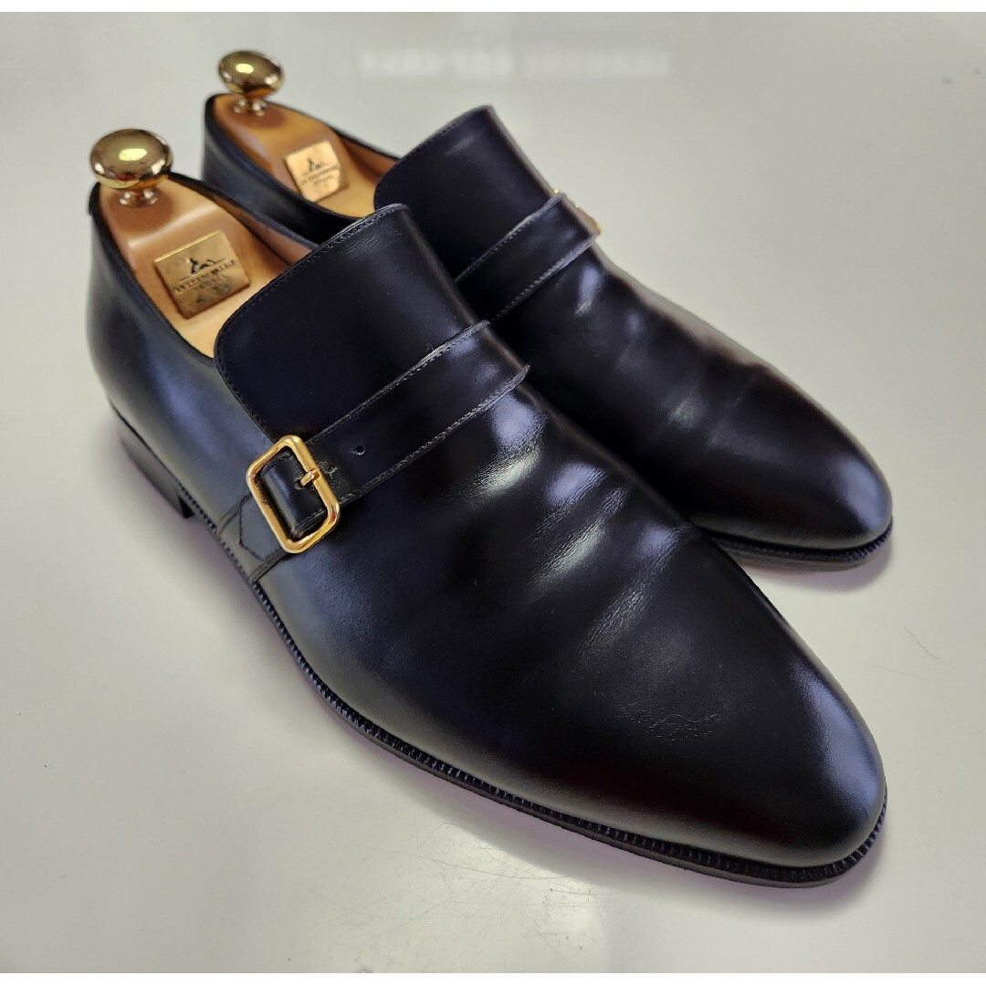 Berluti(ベルルッティ)の【美品】ベルルッティ　Berluti　シングルモンク　NERO　7.5 メンズの靴/シューズ(ドレス/ビジネス)の商品写真