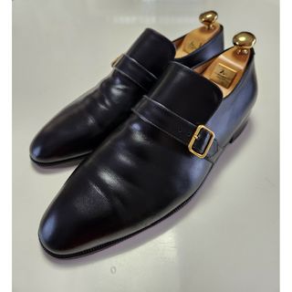 ―仕様フェラガモ Salvatore Ferragamo ホースビッド スエード ローファー メンズ パープル 紫 size7 1/2 Y01414