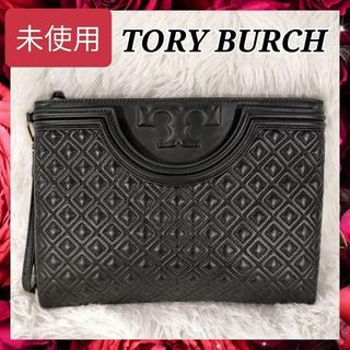 トリーバーチ(Tory Burch)の未使用 トリーバーチ クラッチバッグ セカンドバッグ フレミング レザー(クラッチバッグ)