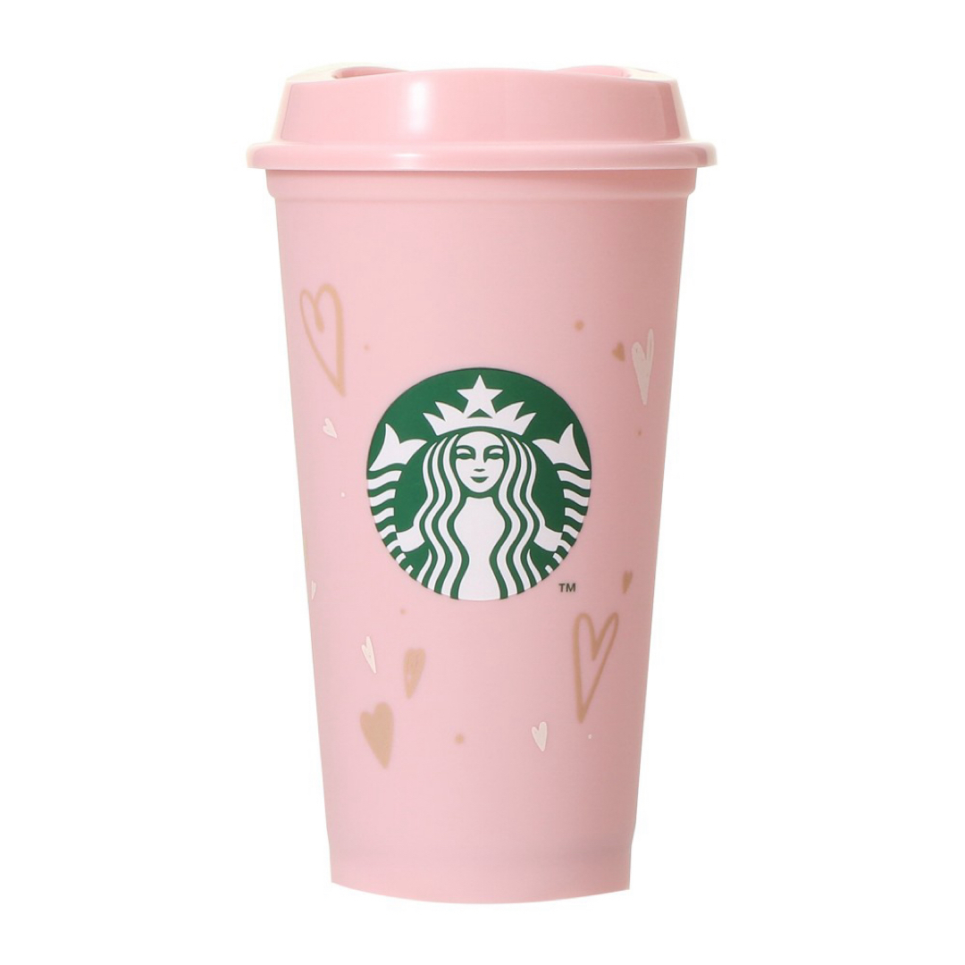 Starbucks Coffee(スターバックスコーヒー)のスターバックス　バレンタイン2024リユーザブルカップ473ml インテリア/住まい/日用品のキッチン/食器(タンブラー)の商品写真