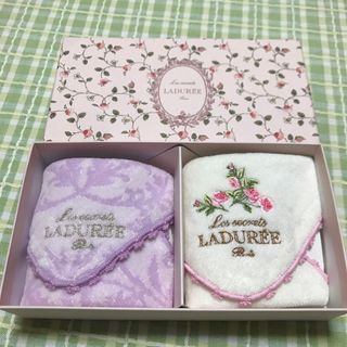 ラデュレ(LADUREE)の【ラデュレ】タオルハンカチセット 19.5㎝ 箱無し価格(ハンカチ)