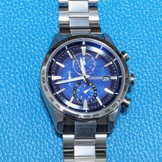 新品 電池交換不要!! CITIZEN エコドライブ クロノグラフ 海外限定品時計