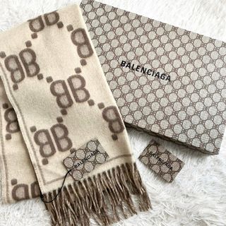 バレンシアガ(Balenciaga)の【BALENCIAGA×GUCCI】バレンシアガ×グッチ　ザハッカー　マフラー(マフラー/ショール)