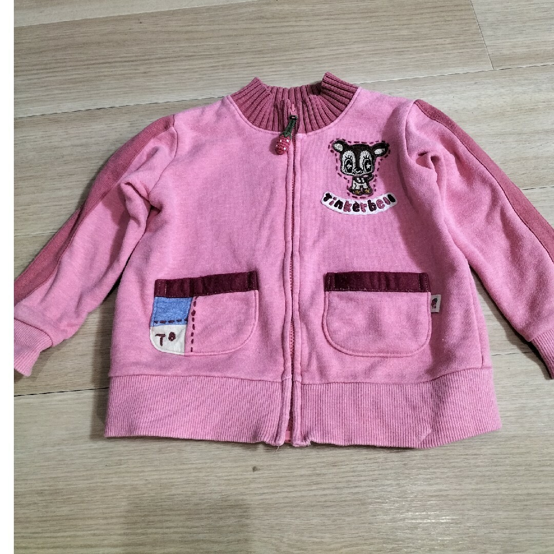 ティンカーベル(ティンカーベル)の子供ブルゾン キッズ/ベビー/マタニティのキッズ服女の子用(90cm~)(ジャケット/上着)の商品写真