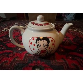 ベティブープ(Betty Boop)の新品未使用/BettyBoopベティブープ/ 陶器ティーポット アンティーク(その他)