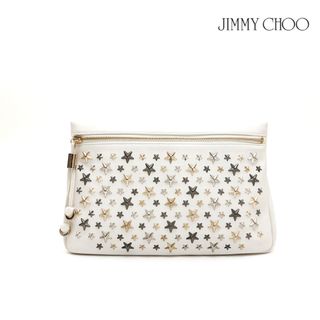 ジミーチュウ(JIMMY CHOO)のジミーチュウ JIMMY CHOO スタースタッズ レザー クラッチバッグ(クラッチバッグ)