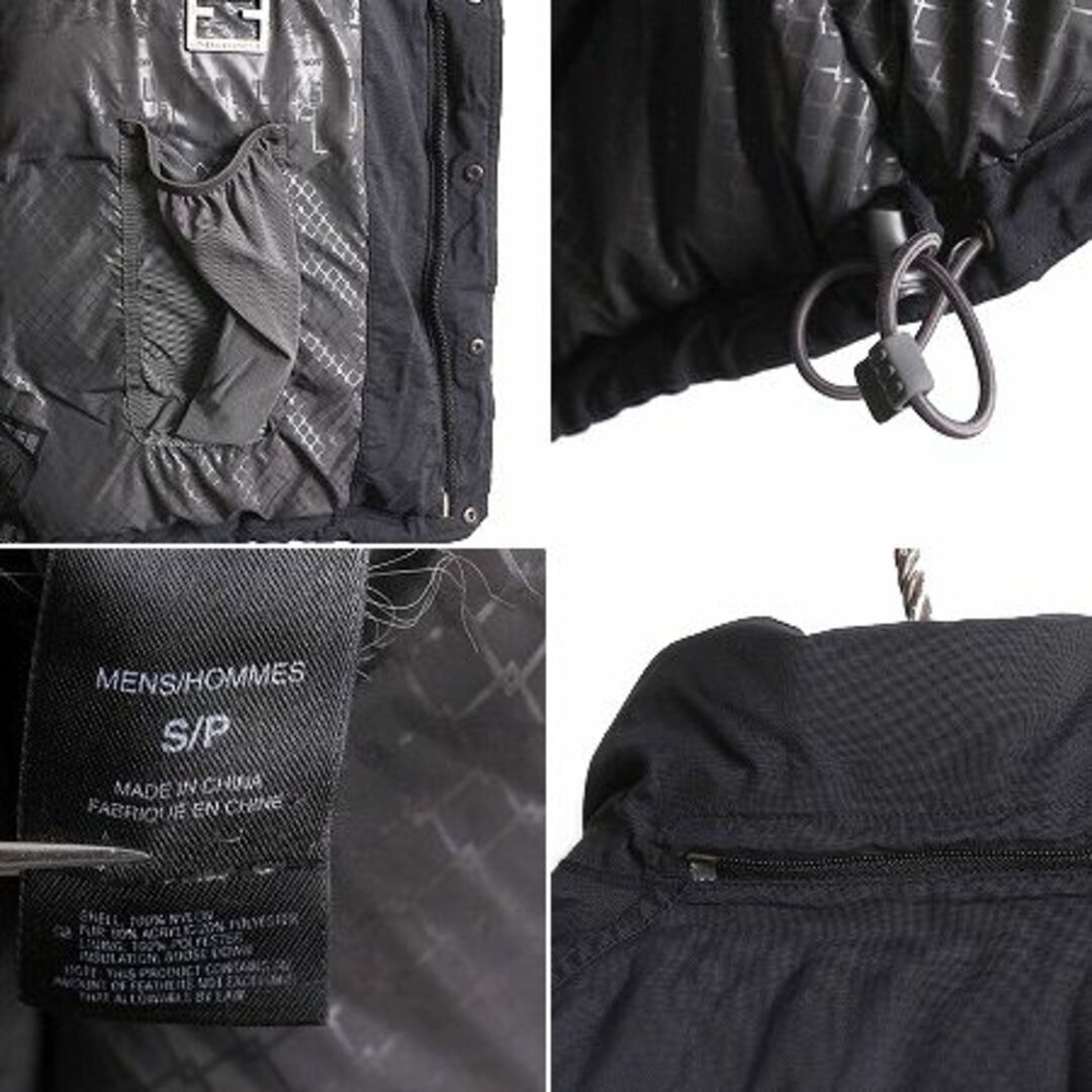 THE NORTH FACE(ザノースフェイス)のUS企画 ノースフェイス マクマード ダウン ジャケット メンズ S 古着 The North face アウトドア HYVENT ナイロン ハーフ コート ネイビー メンズのジャケット/アウター(ダウンジャケット)の商品写真