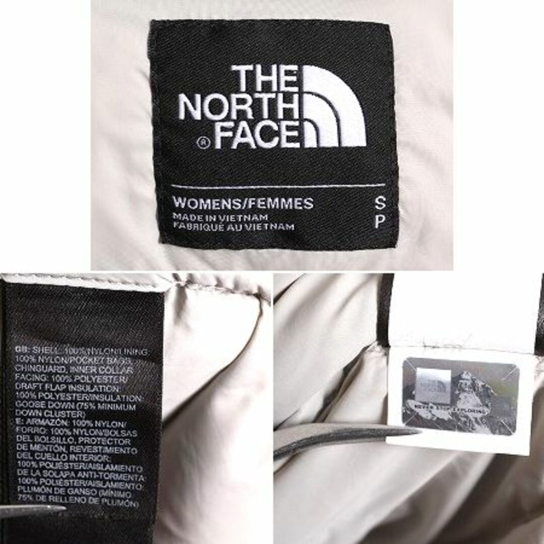 THE NORTH FACE(ザノースフェイス)のUS企画 ノースフェイス ロング ダウン コート レディース S 古着 The North Face ジャケット 550フィル ナイロン パーカー キルティング 灰 レディースのジャケット/アウター(ダウンコート)の商品写真