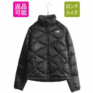 ザノースフェイス(THE NORTH FACE)のUS企画 ノースフェイス ダウン ジャケット レディース S 古着 キルティング ナイロン ジャンパー The North Face 550フィル アウトドア 黒(ダウンジャケット)