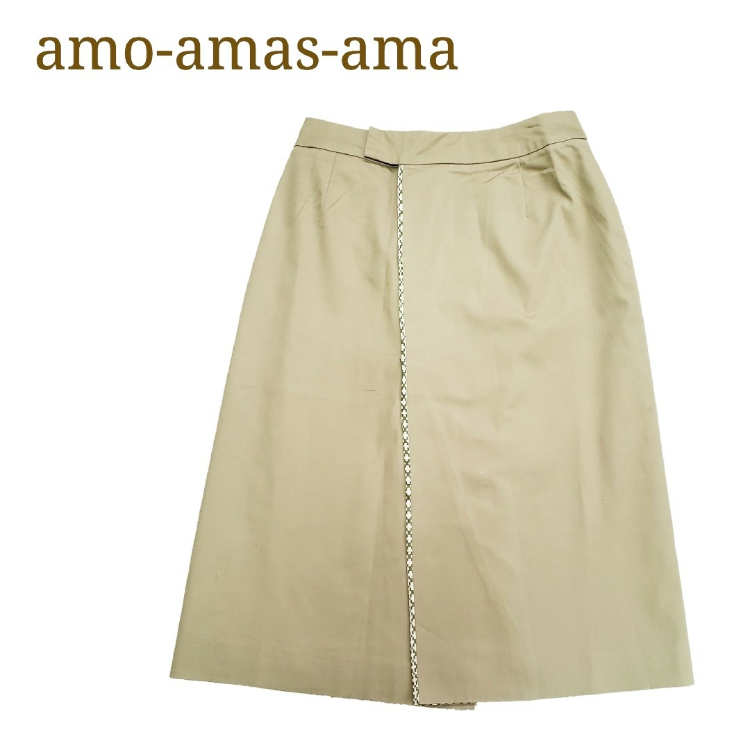 90s amo-amas-ama ラップ スカート 巻き スカート レディースのスカート(ひざ丈スカート)の商品写真