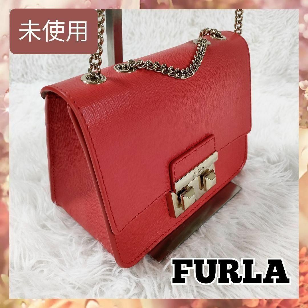 Furla(フルラ)の未使用 フルラ ベラ レザー チェーン クロスボディショルダーバッグ レディース レディースのバッグ(ショルダーバッグ)の商品写真