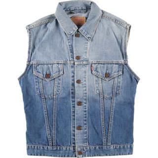 リーバイス(Levi's)の古着 リーバイス Levi's 70500-04 ユーロモデル デニムベスト メンズL /eaa412037(ベスト)