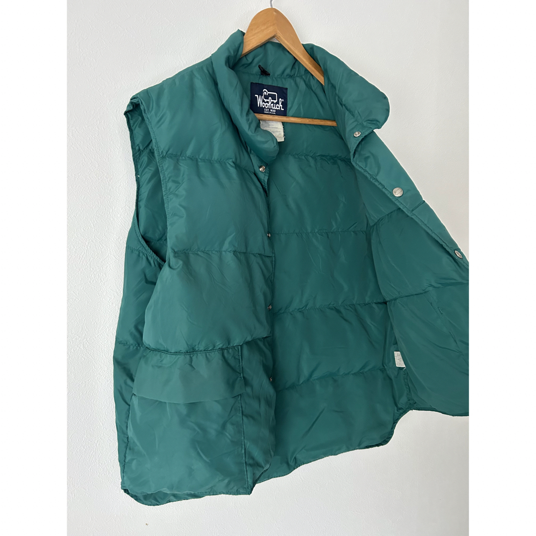 WOOLRICH(ウールリッチ)のWOOLRICH ウールリッチ　ベスト　中綿ベスト　80's古着　USA製 メンズのトップス(ベスト)の商品写真