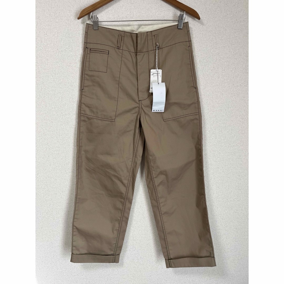 新品】MARNI ステッチチノパンツ 新品】MARNI ステッチチノパンツ