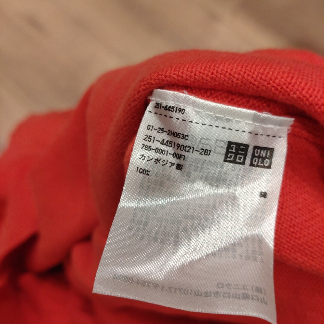 UNIQLO(ユニクロ)のユニクロ　ウォッシャブルコットンクルーネックセーター　L レディースのトップス(ニット/セーター)の商品写真