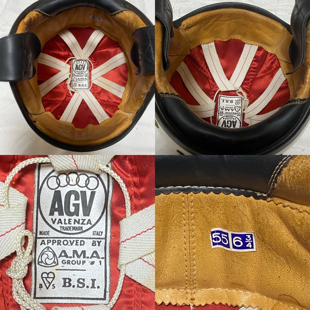 ブコ(ブコ)のAGV 60s ビンテージヘルメット 極小シェル Buco BELL MCHAL 自動車/バイクのバイク(ヘルメット/シールド)の商品写真