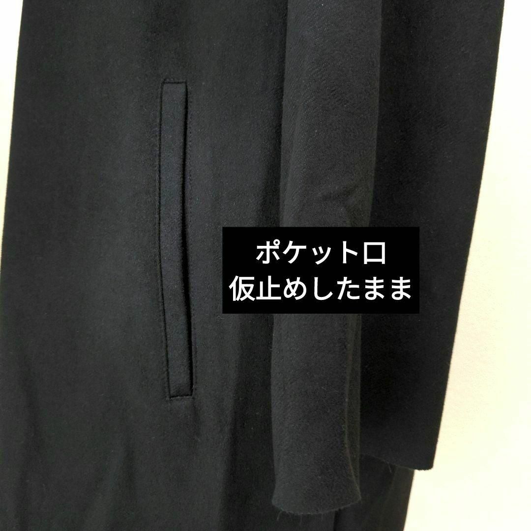 ZARA(ザラ)のZARA ザラ テーラード ロングジャケット スウェード風 裏地無し 秋春 S レディースのジャケット/アウター(ロングコート)の商品写真