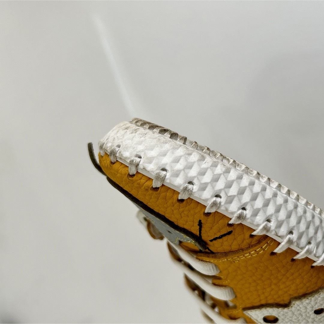 Estacion エスタシオン スニーカー ネズミ 23.0cm 黄色 レザー レディースの靴/シューズ(スニーカー)の商品写真