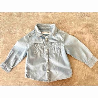 ザラキッズ(ZARA KIDS)のZARABABY デニムシャツ　86cm(シャツ/カットソー)