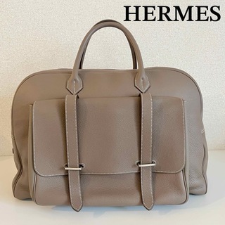 Hermes - HERMES エルメス 茶系 ボストンバックプリュム ※ 価格の御 