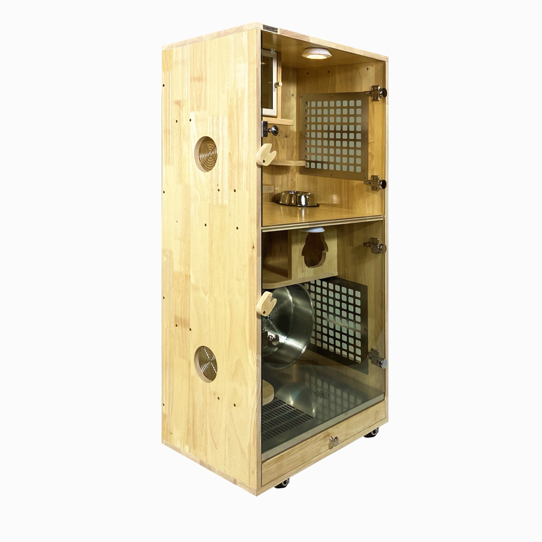 RAKYPET チンチラゲージセット 小動物飼育ケージ 高級木製120 RAKYPET チンチラゲージセット 小動物飼育ケージ 高級木製120