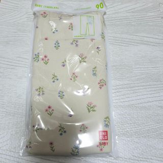 ユニクロ(UNIQLO)のUNIQLO BABY レギンス 10分丈 花柄 90(パンツ/スパッツ)