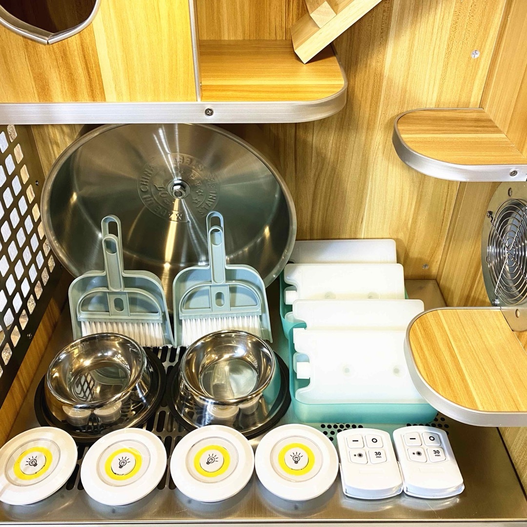 RAKYPET チンチラゲージ 小動物ケージ 多頭飼い 連結分離可能 回し車付き RAKYPET チンチラゲージ 小動物ケージ 多頭飼い 連結分離可能 回し車付き