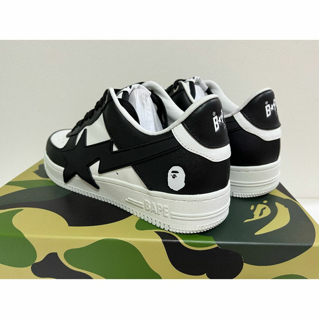 A BATHING APE(アベイシングエイプ)の【新品】27cm A BATHING APE BAPE STA OS Mブラック メンズの靴/シューズ(スニーカー)の商品写真