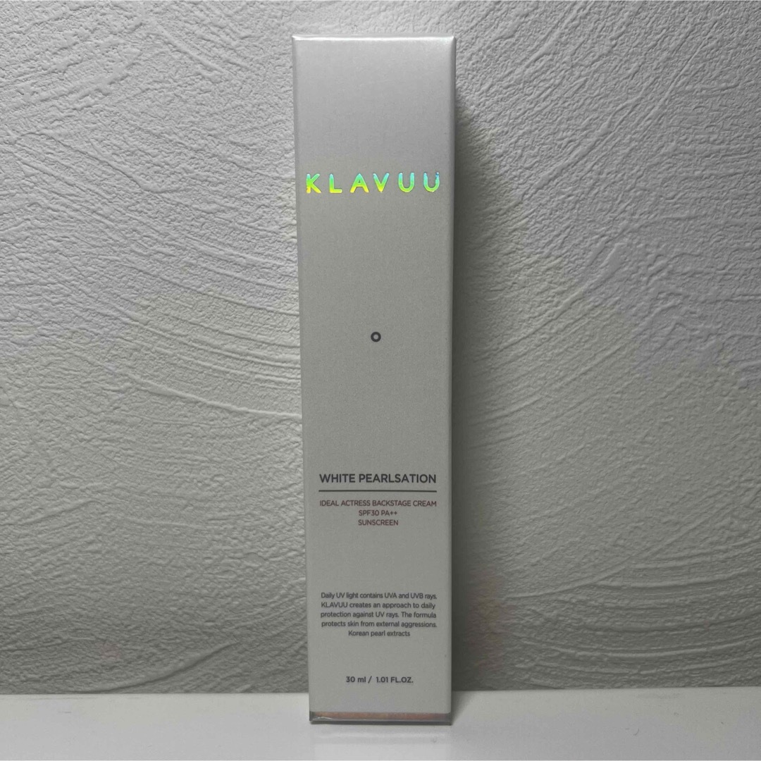 klavuu クラビュー ホワイトパールセーションバックステージクリーム30ml コスメ/美容のベースメイク/化粧品(化粧下地)の商品写真