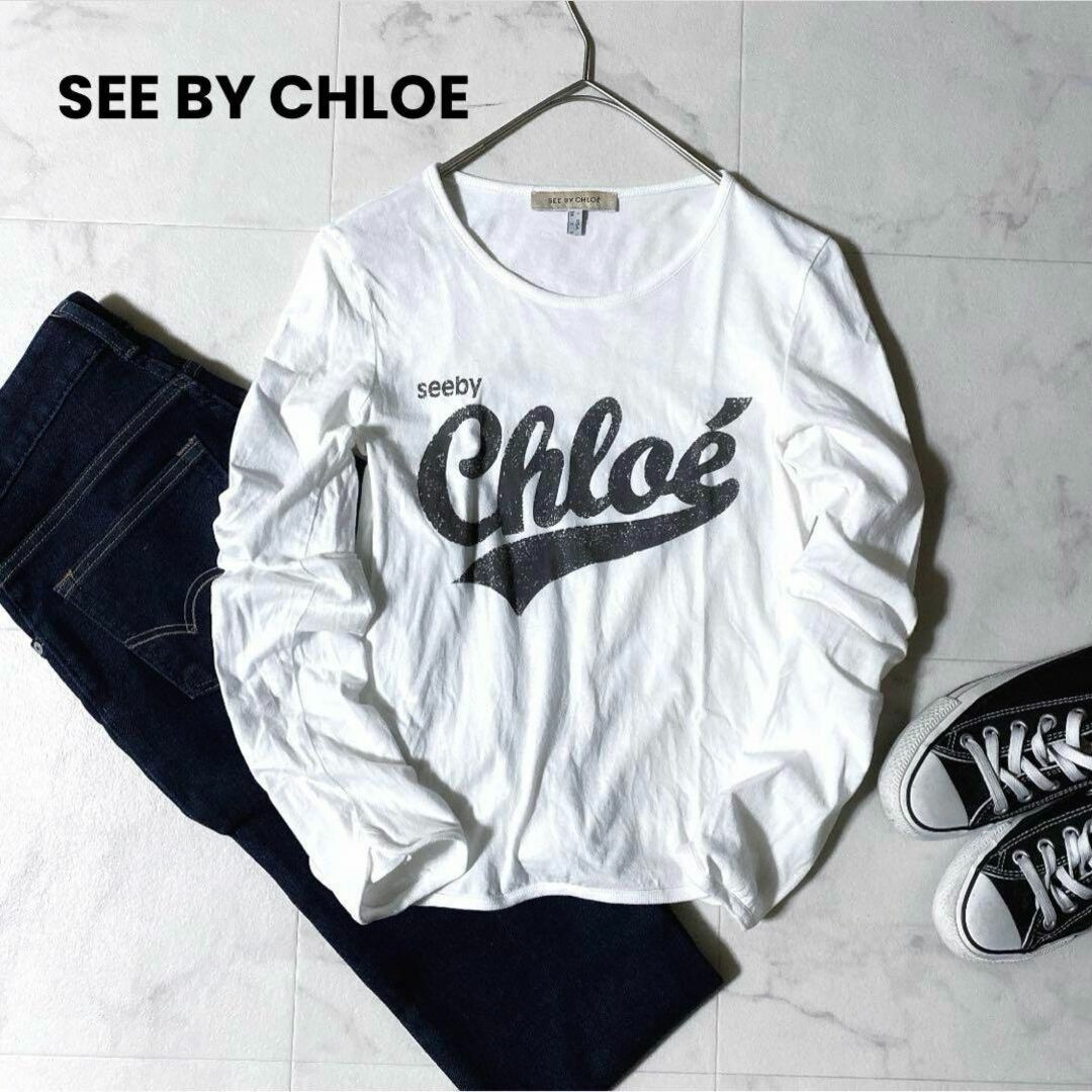 SEE BY CHLOE(シーバイクロエ)のSEE BY CHLOEシーバイクロエ/ロンT/長袖Tシャツ レディースのトップス(Tシャツ(長袖/七分))の商品写真