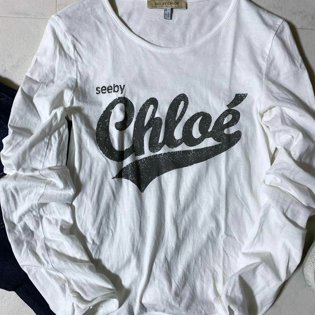 SEE BY CHLOE(シーバイクロエ)のSEE BY CHLOEシーバイクロエ/ロンT/長袖Tシャツ レディースのトップス(Tシャツ(長袖/七分))の商品写真