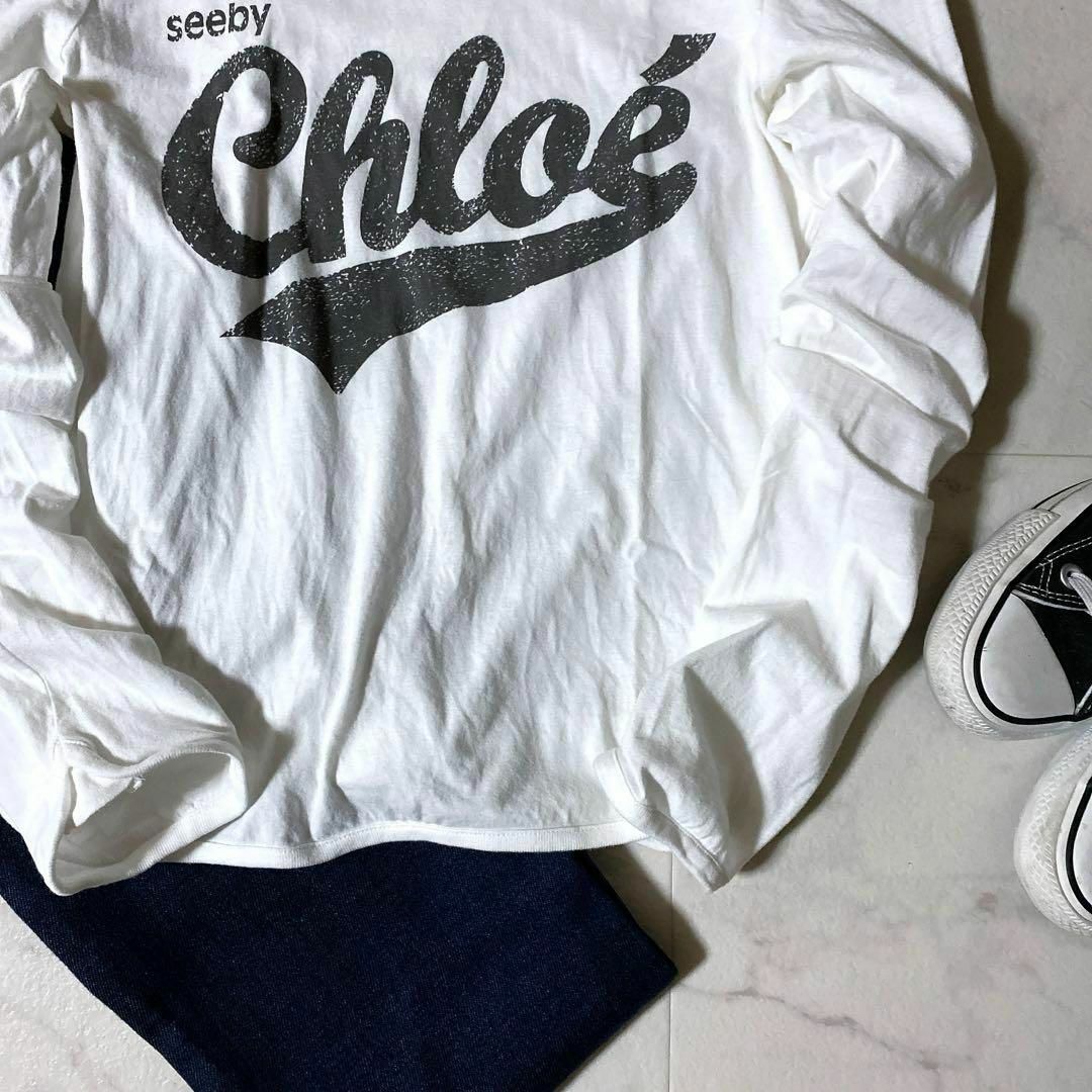 SEE BY CHLOE(シーバイクロエ)のSEE BY CHLOEシーバイクロエ/ロンT/長袖Tシャツ レディースのトップス(Tシャツ(長袖/七分))の商品写真