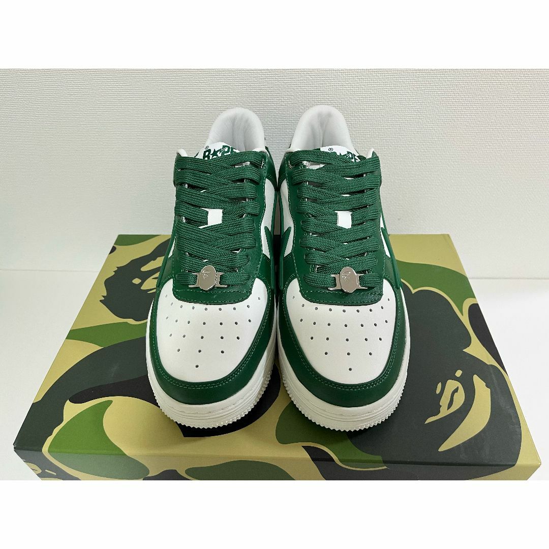 A BATHING APE(アベイシングエイプ)の【新品】27cm A BATHING APE BAPE STA OS Mグリーン メンズの靴/シューズ(スニーカー)の商品写真