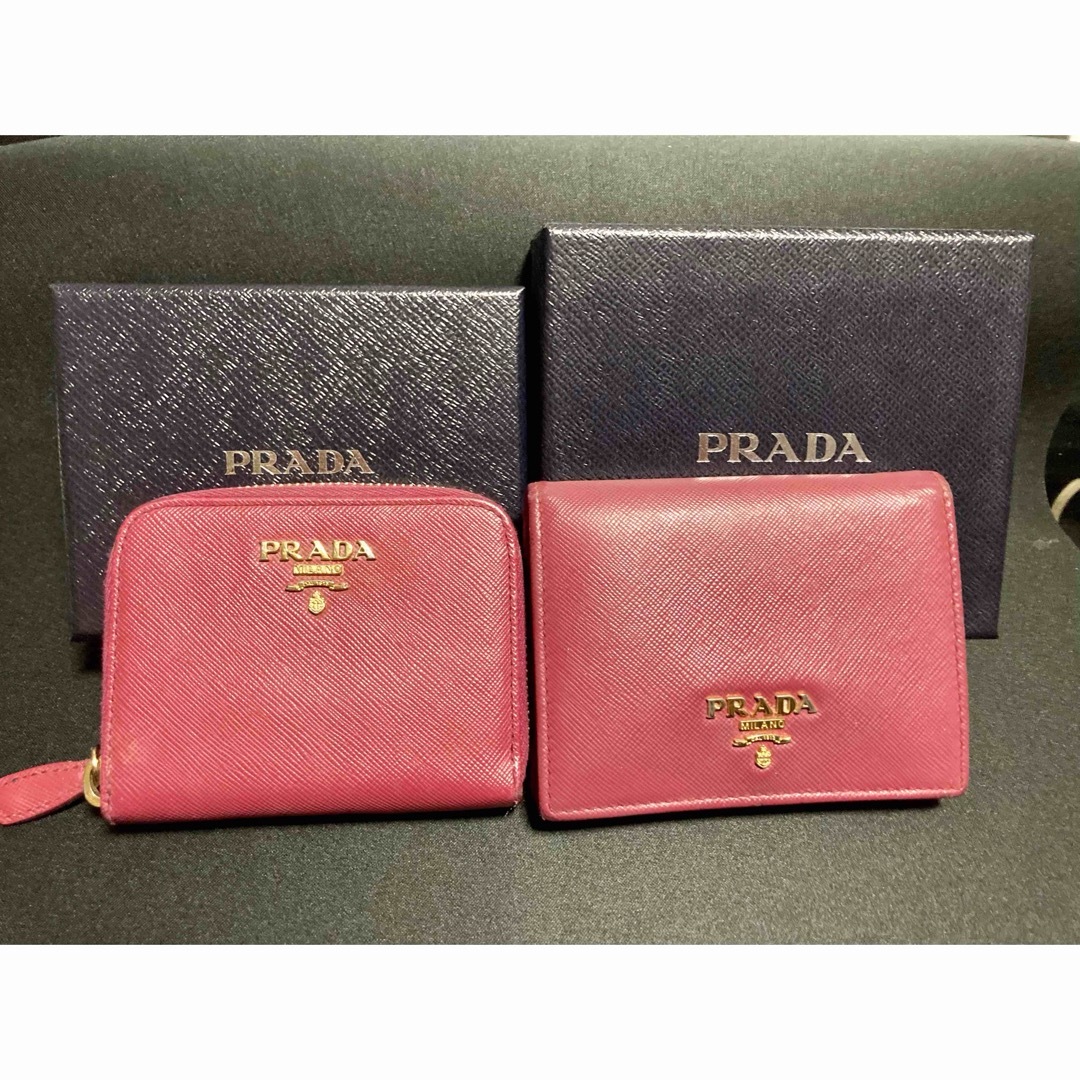 PRADA(プラダ)の【セット】二つ折り財布　コインケース　 レディースのファッション小物(財布)の商品写真