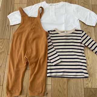 ムジルシリョウヒン(MUJI (無印良品))の80cmベビー服まとめ売り(Ｔシャツ)