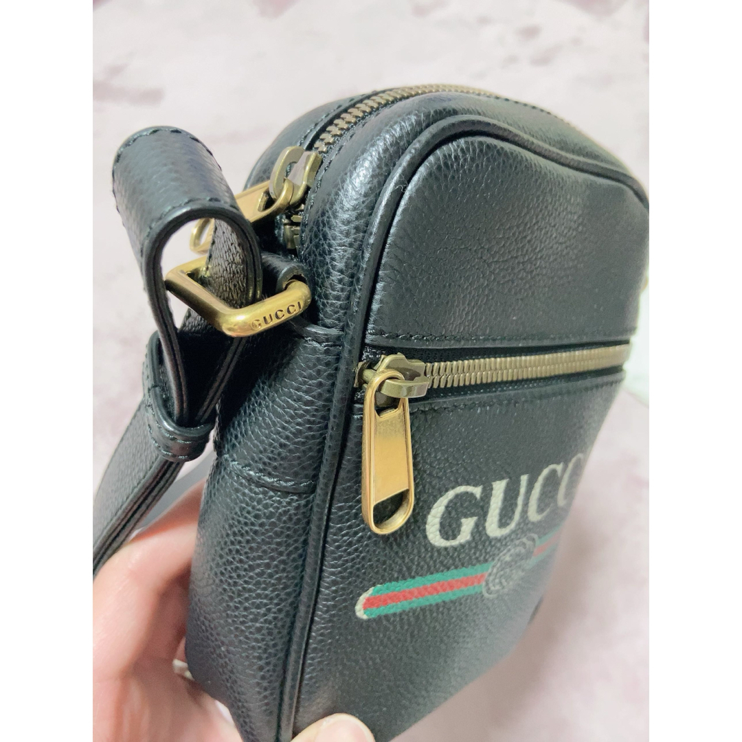 Gucci(グッチ)のGUCCI ショルダーバッグ  肩掛け ブラック メンズのバッグ(ショルダーバッグ)の商品写真