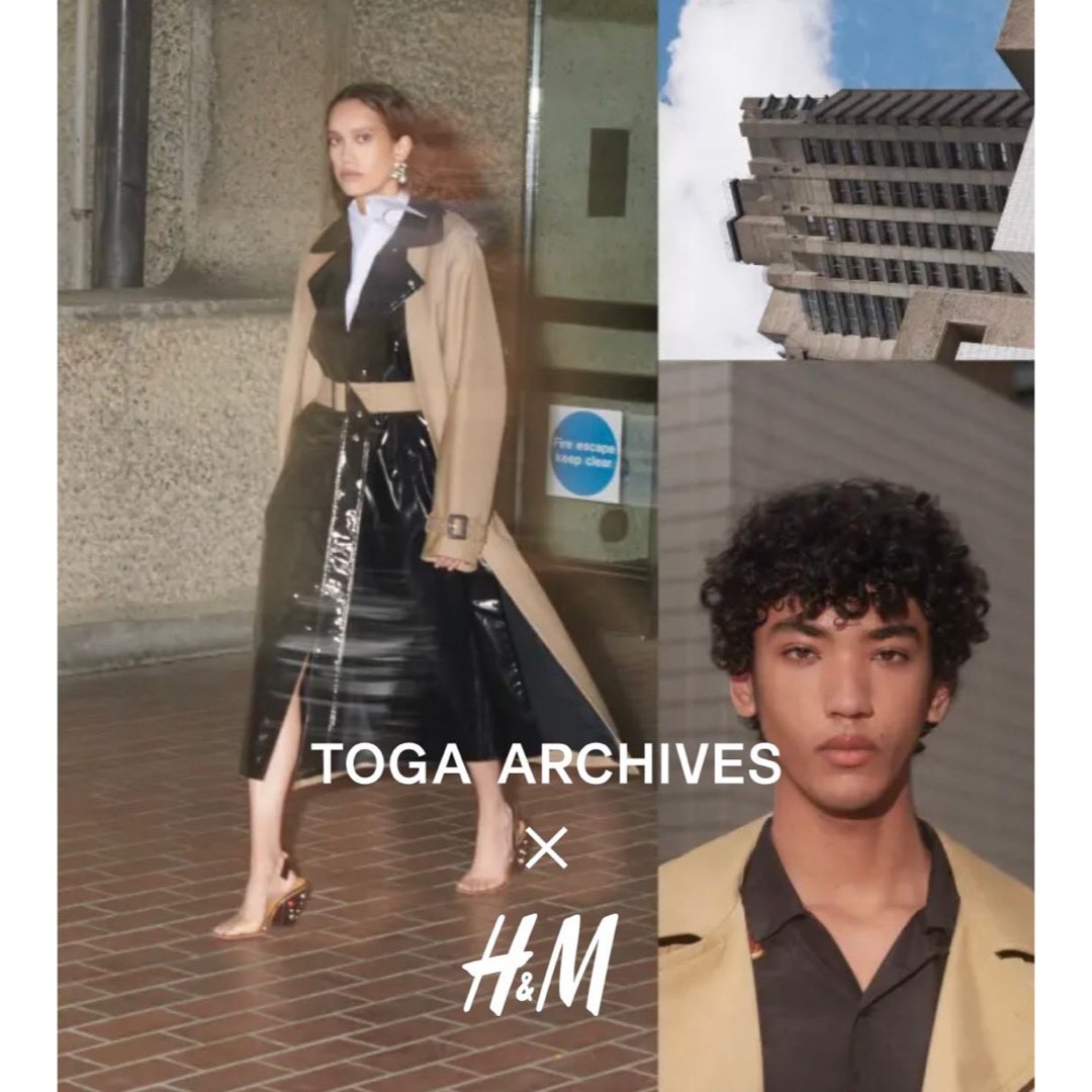 TOGA(トーガ)のToga x H&M トレンチコート　Sサイズ　新品未使用 レディースのジャケット/アウター(トレンチコート)の商品写真