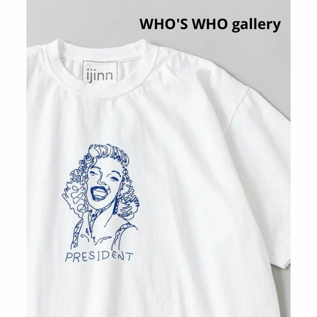 WHO'S WHO gallery(フーズフーギャラリー)のWHO'S WHO gallery 【WEB限定】手書き偉人ビッグTシャツ メンズのトップス(Tシャツ/カットソー(七分/長袖))の商品写真