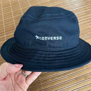 コンバース(CONVERSE)のコンバース　バケハ　バケットハット　ネイビー　キッズ　子供(帽子)